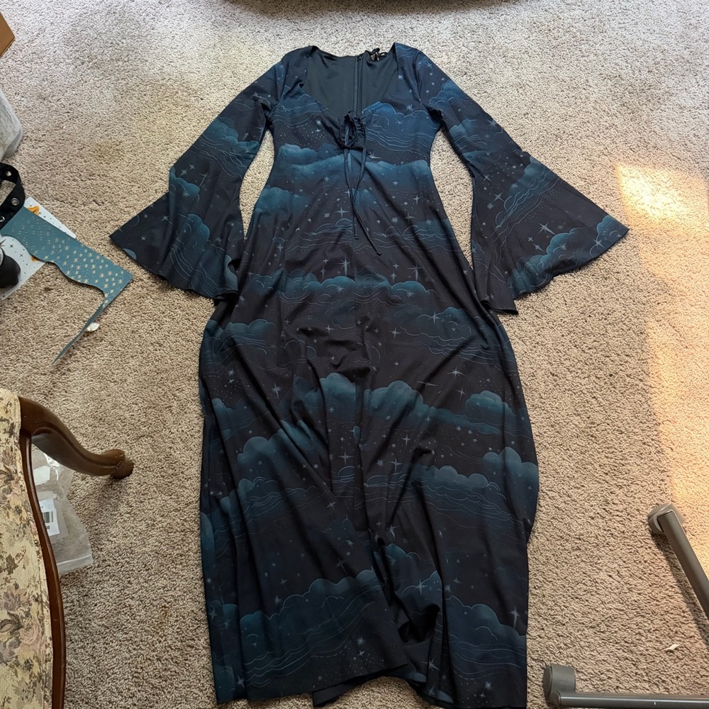 Killstar celestial maxi dress